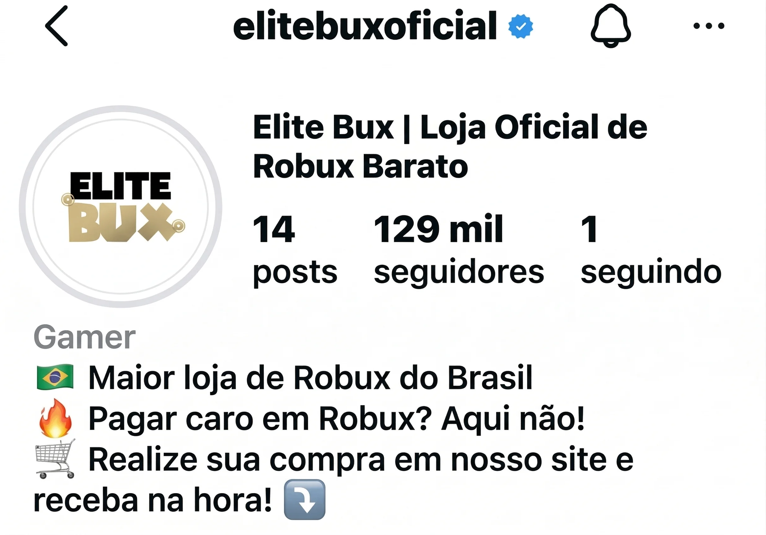 Nossa comunidade no Instagram